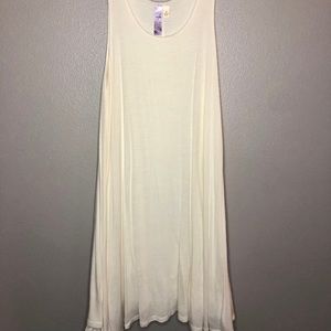 CREAM MIDI DRESS